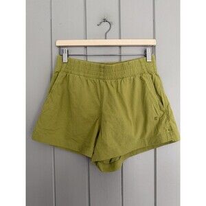 Everlane Organic Cotton Knit Shorts S Small Sage Green Athletic Sporty Pull-On